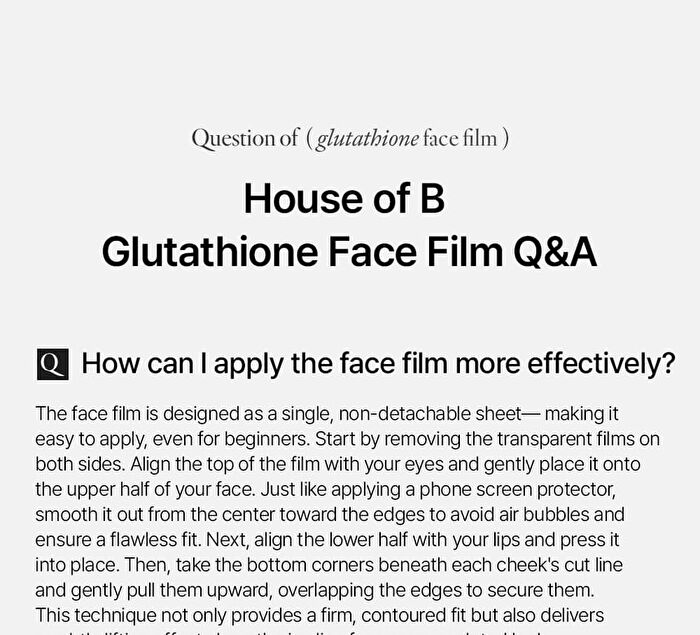 Glutathione Face Film Set - 12 pcs