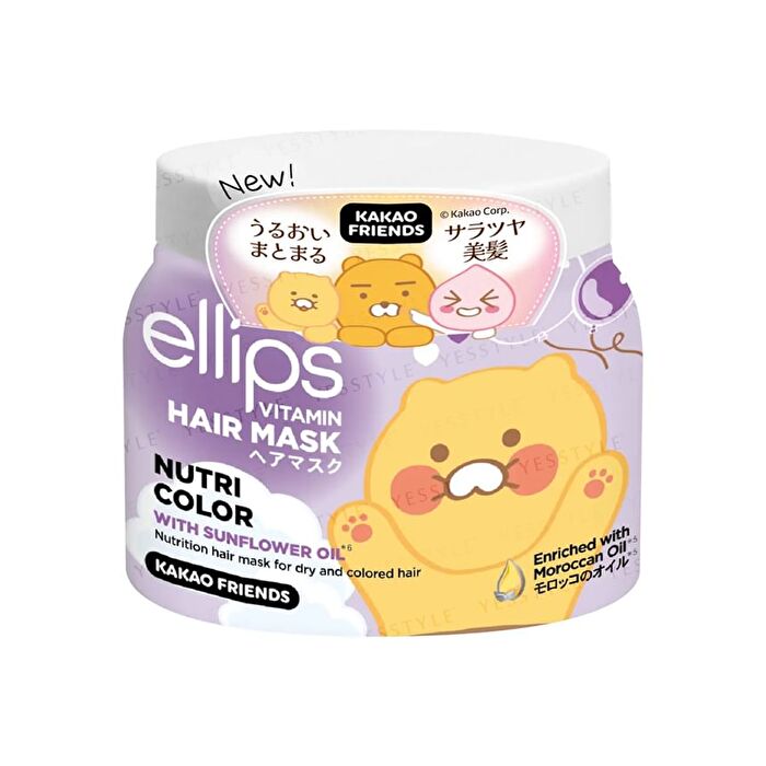 ellips Kakao Friends Vitamin Hair Mask Nutri Color - 200g