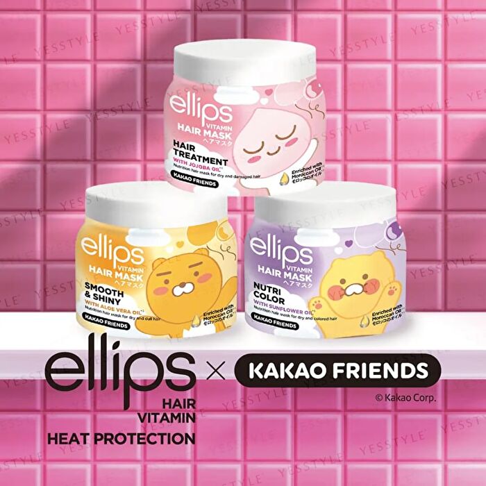 ellips Kakao Friends Vitamin Hair Mask Nutri Color - 200g