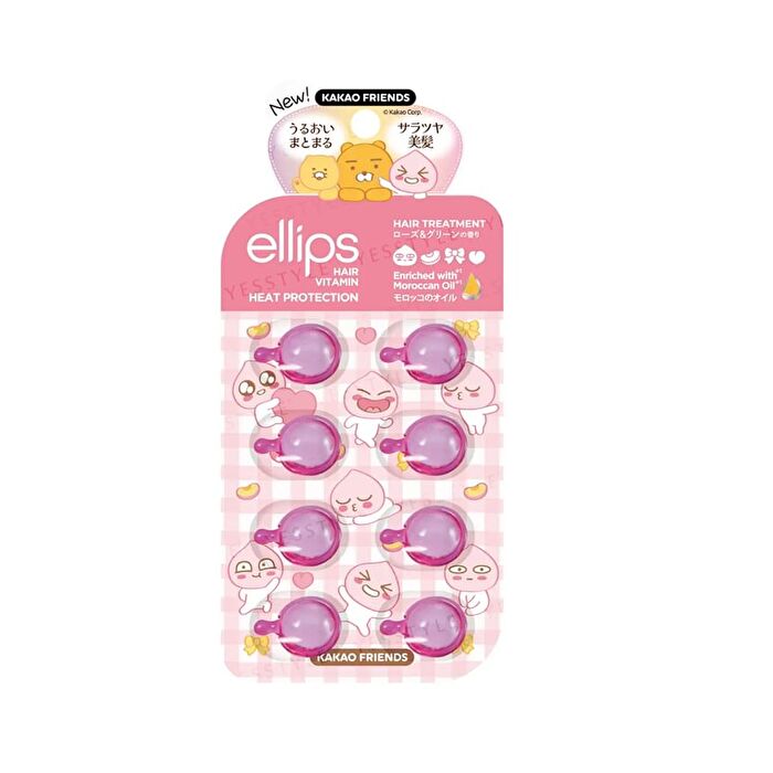 ellips Kakao Friends Vitamin Hair Treatment Hair Oil Capsule Blister - 8 pcs