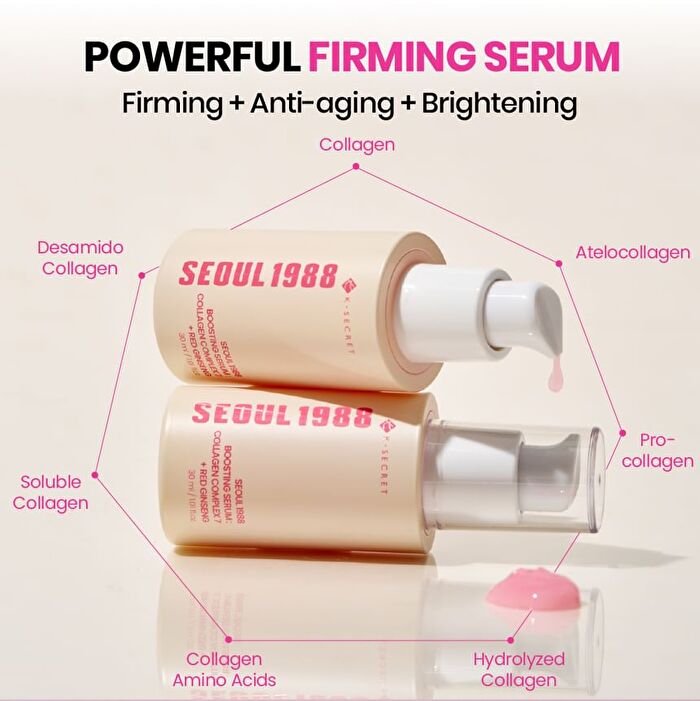 Ksecret SEOUL 1988 Boosting Serum : Collagen Complex 7 + Red Ginseng - 30ml