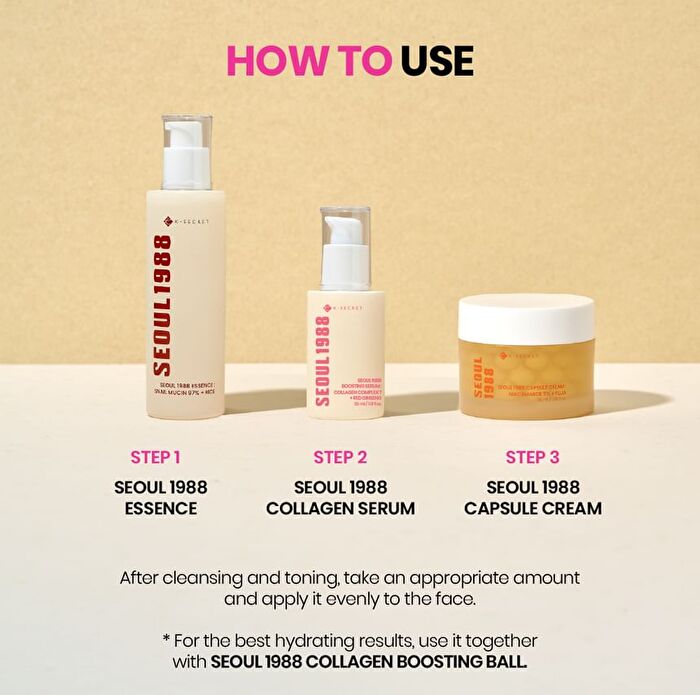 Ksecret SEOUL 1988 Boosting Serum : Collagen Complex 7 + Red Ginseng - 30ml