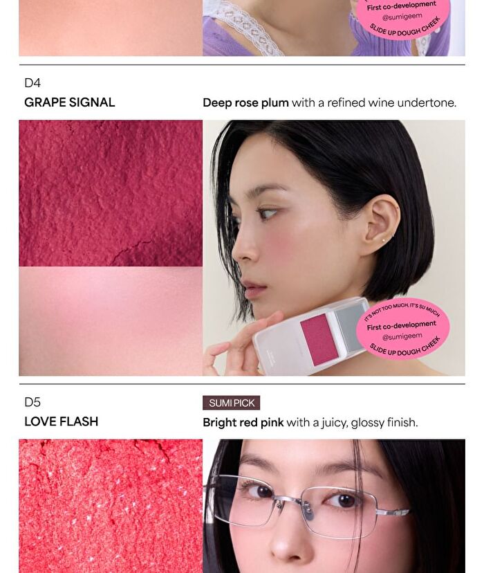 Entropy Slide-up Dough Cheek - 10 Colors - #198C Love Flash
