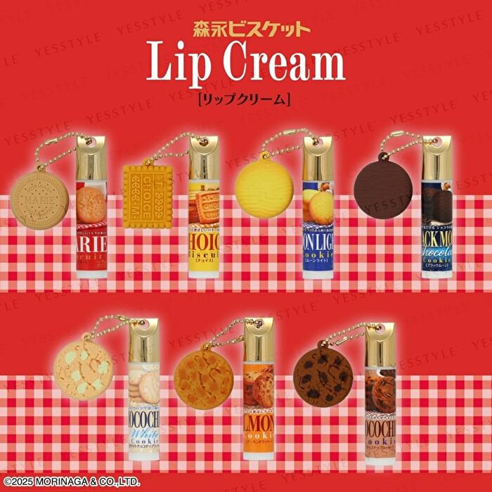 Morinaga Biscuit Lip Balm With Morinaga Biscuit Mascot - 1 pc - Random Style