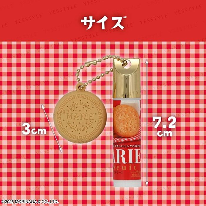 Morinaga Biscuit Lip Balm With Morinaga Biscuit Mascot - 1 pc - Random Style