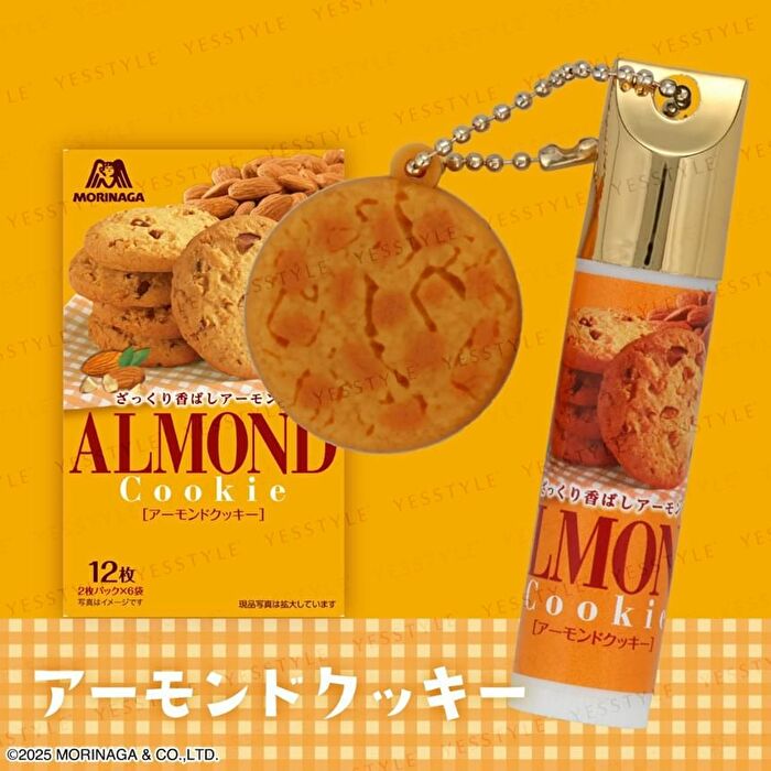 Morinaga Biscuit Lip Balm With Morinaga Biscuit Mascot - 1 pc - Random Style
