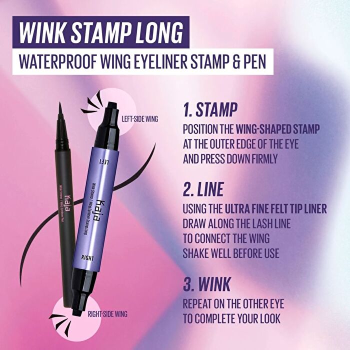 Wink Stamp Set  - 4 Types - Original Dark Brown