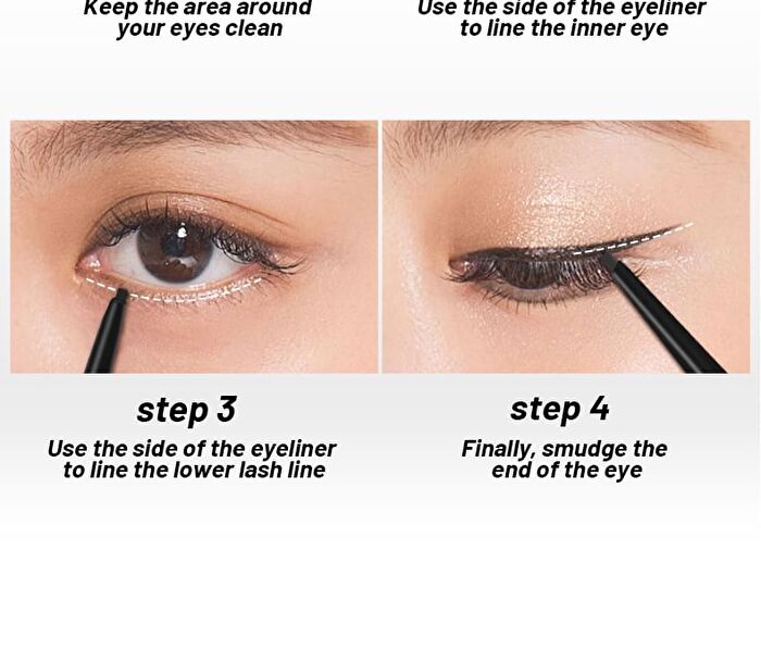 Waterproof Gel Eyeliner - 4 Colors - 01# Black - 0.1g