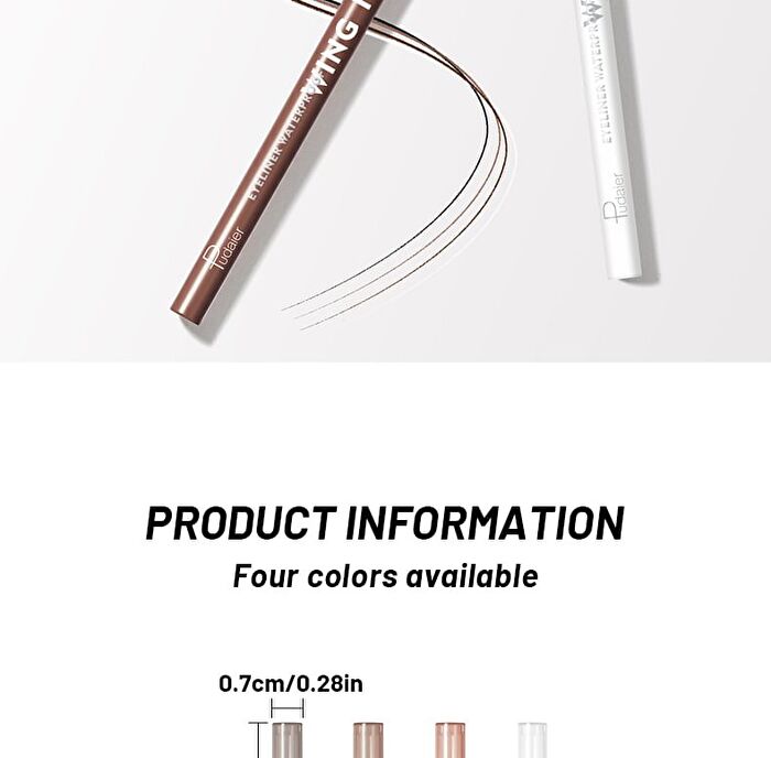 Waterproof Gel Eyeliner - 4 Colors - 01# Black - 0.1g