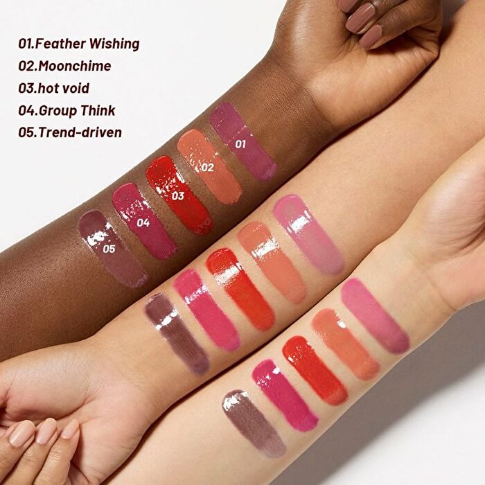Mirror Glow Lip & Cheek Liquid Lipstick - 5 Colors - 02# Moonchime - 3g