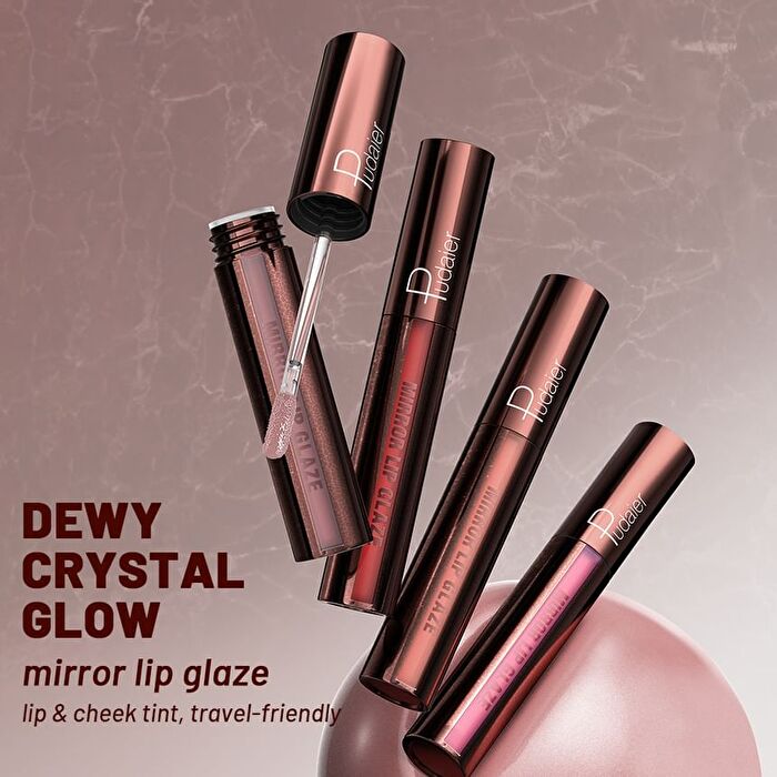 Mirror Glow Lip & Cheek Liquid Lipstick - 5 Colors - 02# Moonchime - 3g