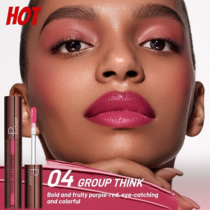 Mirror Glow Lip & Cheek Liquid Lipstick - 5 Colors - 02# Moonchime - 3g