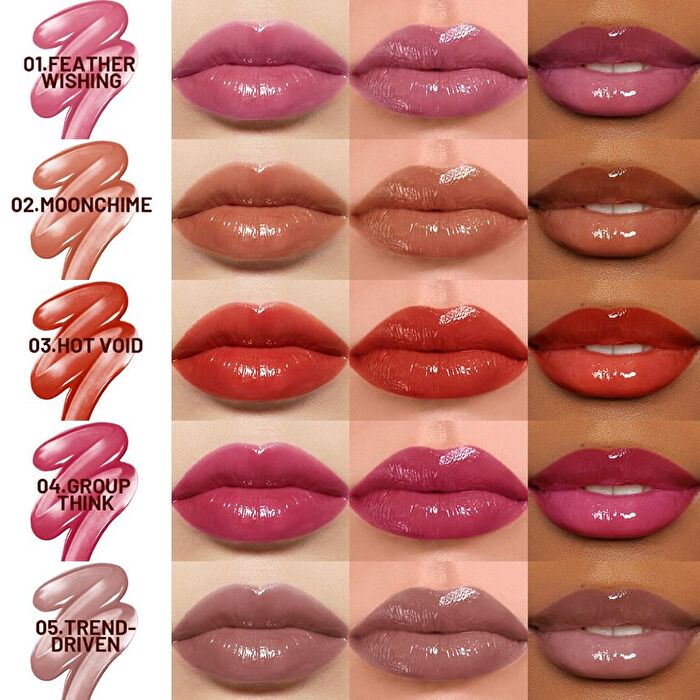 Mirror Glow Lip & Cheek Liquid Lipstick - 5 Colors - 02# Moonchime - 3g