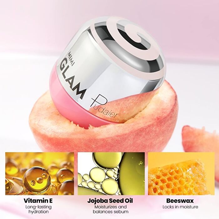 Dual Color Fruit-Inspired Lip Balm - 6 Colors - 04# Sunset Coconut - 12g