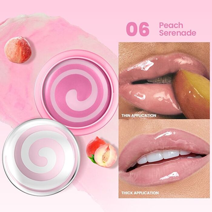Dual Color Fruit-Inspired Lip Balm - 6 Colors - 04# Sunset Coconut - 12g