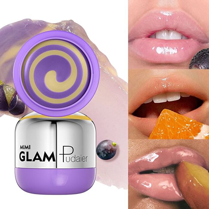 Dual Color Fruit-Inspired Lip Balm - 6 Colors - 04# Sunset Coconut - 12g