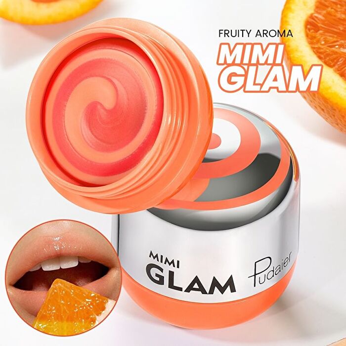 Dual Color Fruit-Inspired Lip Balm - 6 Colors - 04# Sunset Coconut - 12g