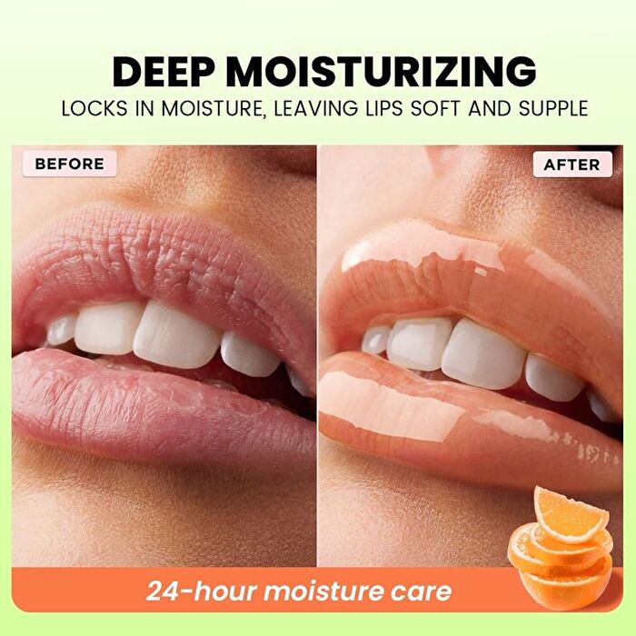 Dual Color Fruit-Inspired Lip Balm - 6 Colors - 04# Sunset Coconut - 12g
