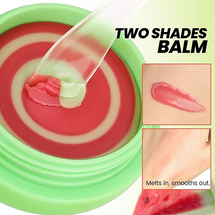 Dual Color Fruit-Inspired Lip Balm - 6 Colors - 04# Sunset Coconut - 12g
