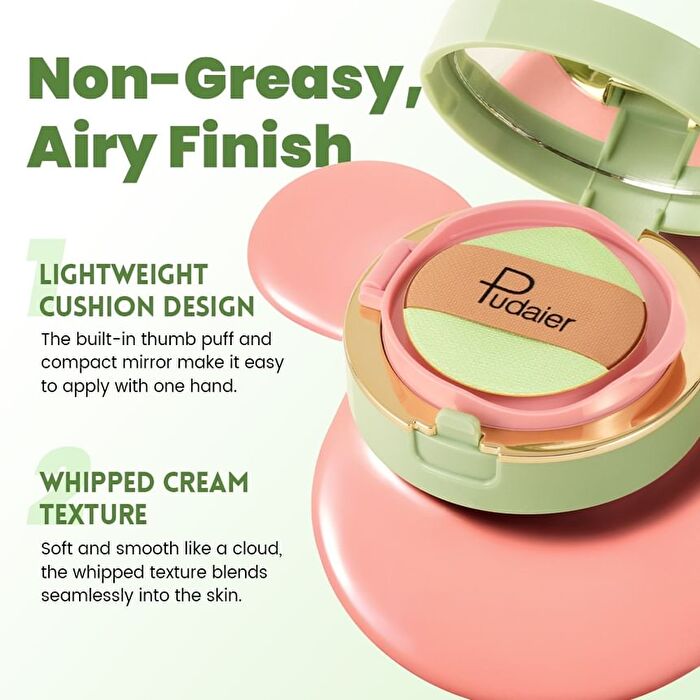 Waterproof Air Cushion Blush - 6 Colors - 01# Tangerine Tease - 3.92g