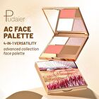 Pearlescent 4-Color Contouring Palette - 4 Types - 01# Morning Tea - 17g