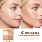 Pearlescent 4-Color Contouring Palette - 4 Types - 01# Morning Tea - 17g