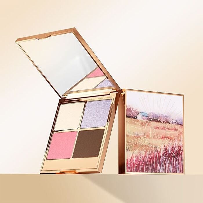 Pearlescent 4-Color Contouring Palette - 4 Types - 01# Morning Tea - 17g