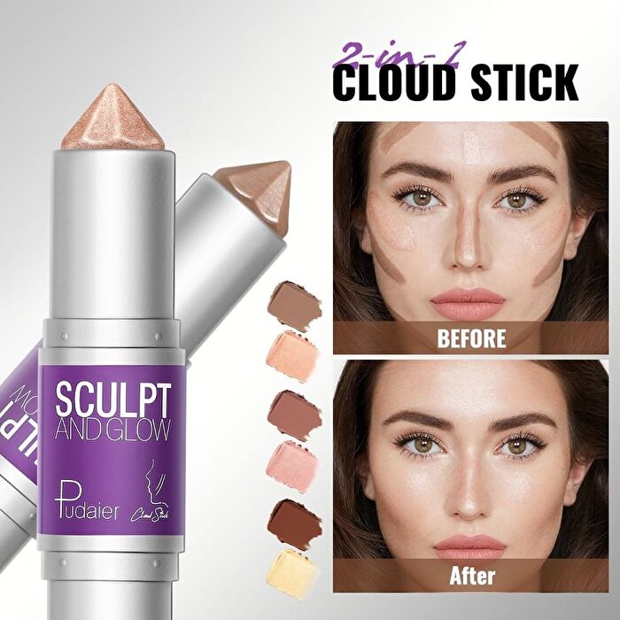 Dual Color Contour & Highlight Stick - 3 Shades - 01# Daylight - (6g x 2)