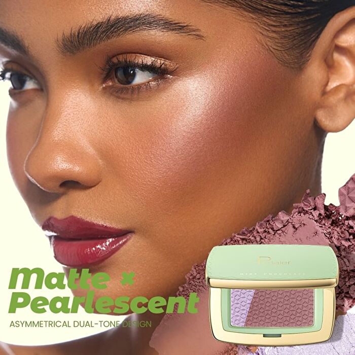 2 In 1 Highlighter Blush Palette- 6 Colors - 05# As If - 12g