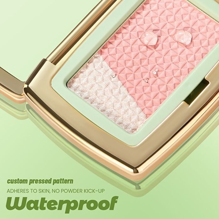 2 In 1 Highlighter Blush Palette- 6 Colors - 05# As If - 12g