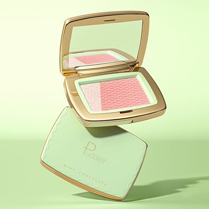 2 In 1 Highlighter Blush Palette- 6 Colors - 05# As If - 12g