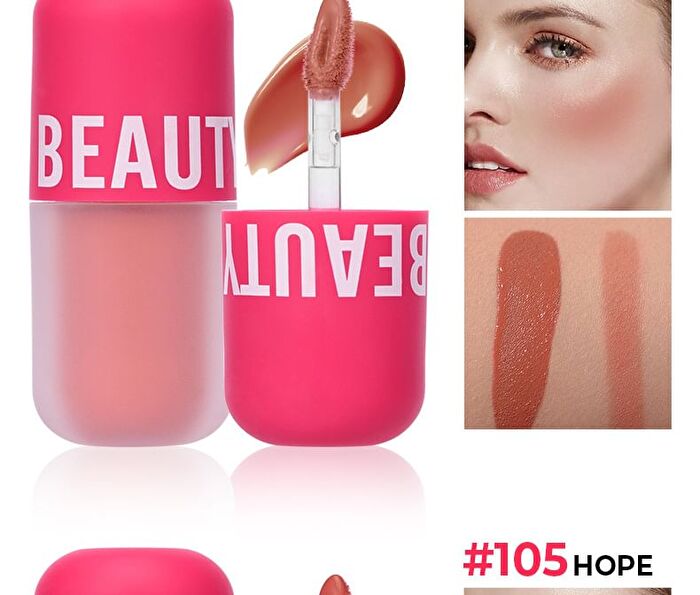 Beauty Glazed Waterproof Weightless Liquid Blush - 5 Colors - 101# Happy - 4g