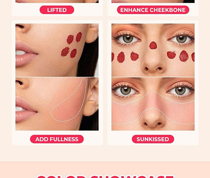 Beauty Glazed Waterproof Weightless Liquid Blush - 5 Colors - 101# Happy - 4g