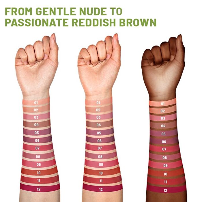 Aqua Touch Lip Mud- 12 Colors - 01# Zero Step - 2.7g