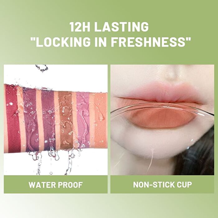Aqua Touch Lip Mud- 12 Colors - 01# Zero Step - 2.7g