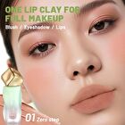 Aqua Touch Lip Mud- 12 Colors - 01# Zero Step - 2.7g