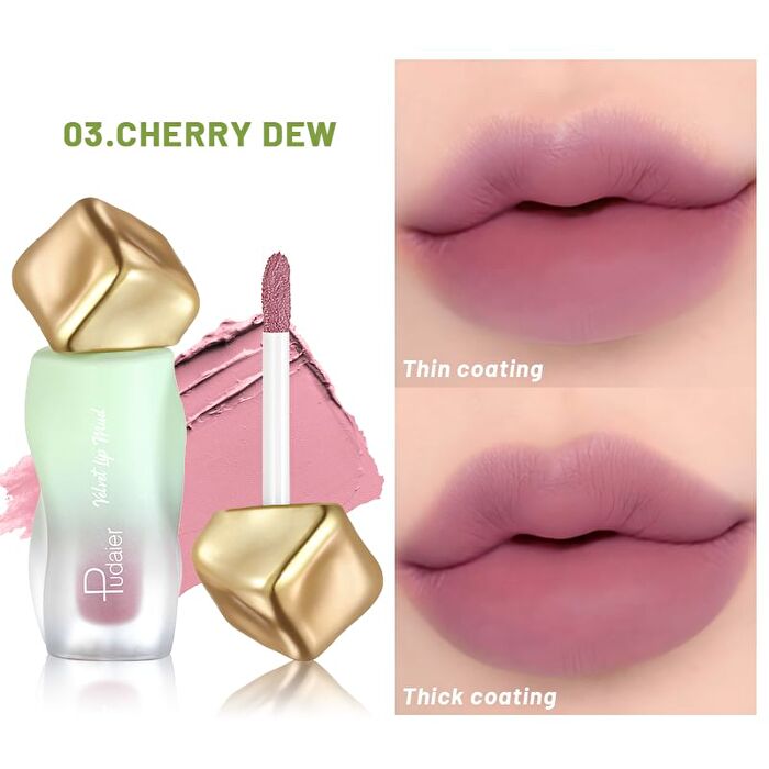 Aqua Touch Lip Mud- 12 Colors - 01# Zero Step - 2.7g