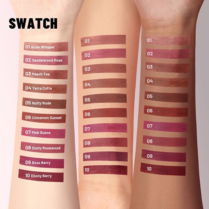 Blackie Kitty Matte Lip Mud - 10 Colors - 01# Nude Whisper - 3.5g