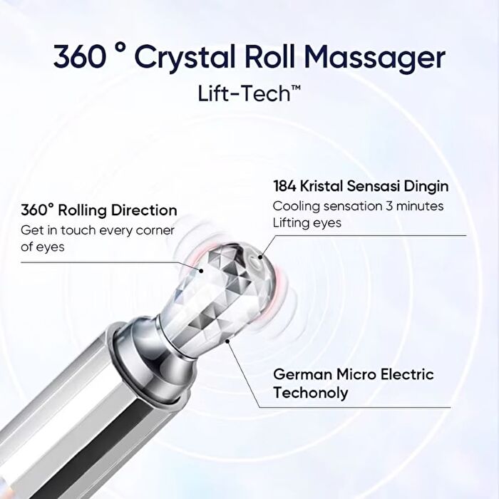 Skintific 360° Crystal Massager Lifting Eye Cream - 20g