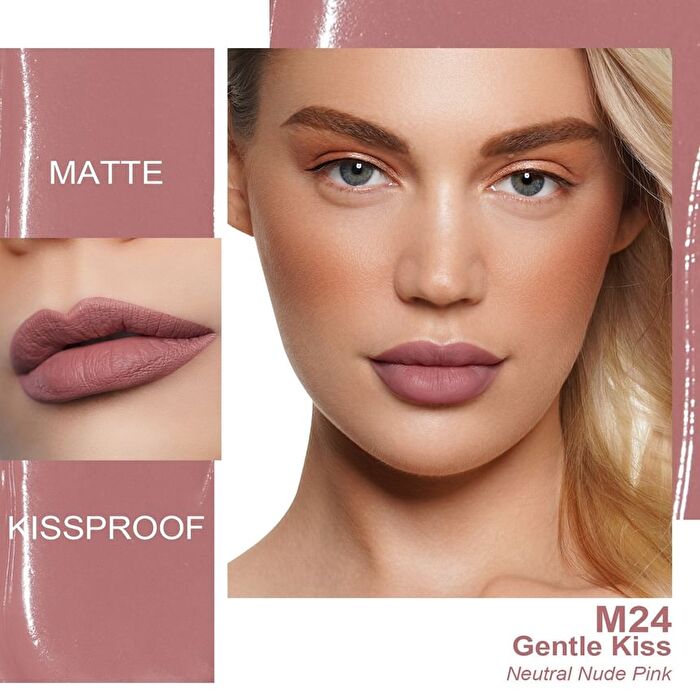 Kissproof Liquid Matte / Shimmer Lip Gloss - 31 Colors - #M07 Summertime Kiss - 4.5ml