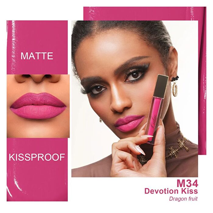 Kissproof Liquid Matte / Shimmer Lip Gloss - 31 Colors - #M14 Unpredictable Kiss - 4.5ml