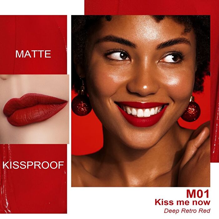 Kissproof Liquid Matte / Shimmer Lip Gloss - 31 Colors - #M14 Unpredictable Kiss - 4.5ml
