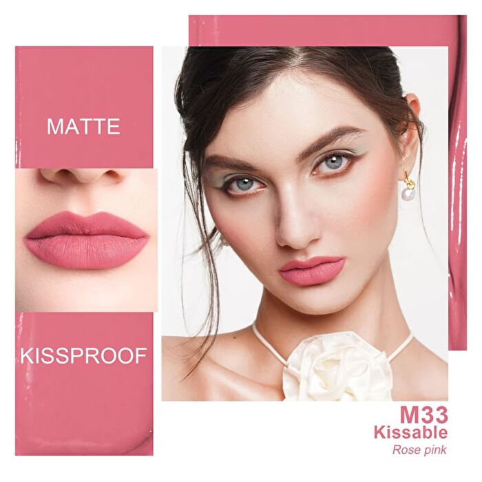 Kissproof Liquid Matte / Shimmer Lip Gloss - 31 Colors - #M16 Dreamy Kiss - 4.5ml