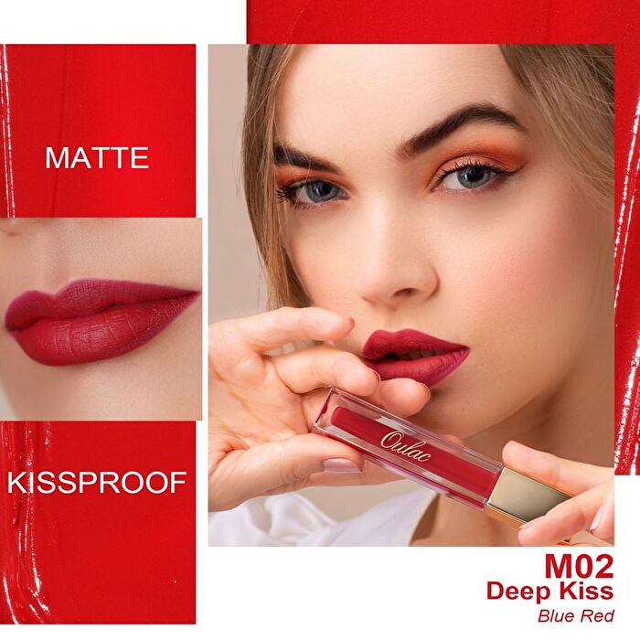 Kissproof Liquid Matte / Shimmer Lip Gloss - 31 Colors - #M23 Noir Kiss - 4.5ml