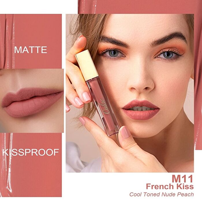 Kissproof Liquid Matte / Shimmer Lip Gloss - 31 Colors - #M23 Noir Kiss - 4.5ml