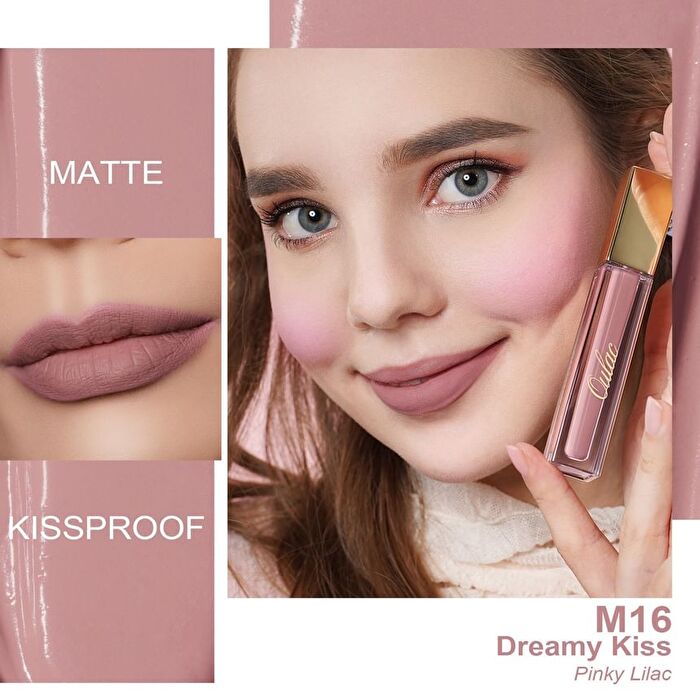 Kissproof Liquid Matte / Shimmer Lip Gloss - 31 Colors - #M30 Blooming Kiss - 4.5ml