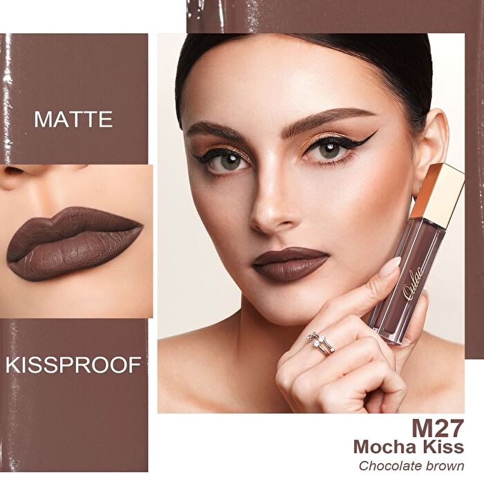 Kissproof Liquid Matte / Shimmer Lip Gloss - 31 Colors - #M30 Blooming Kiss - 4.5ml