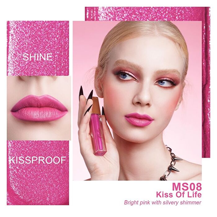 Kissproof Liquid Matte / Shimmer Lip Gloss - 31 Colors - #MS06 One Last Kiss - 4.5ml