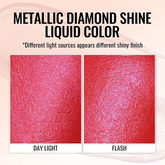 Metallic Diamond Shine Liquid Lip Gloss - 8 Colors - #MD02 Violet Amethyst - 4.5ml