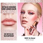 Metallic Diamond Shine Liquid Lip Gloss - 8 Colors - #MD04 Teasing - 4.5ml